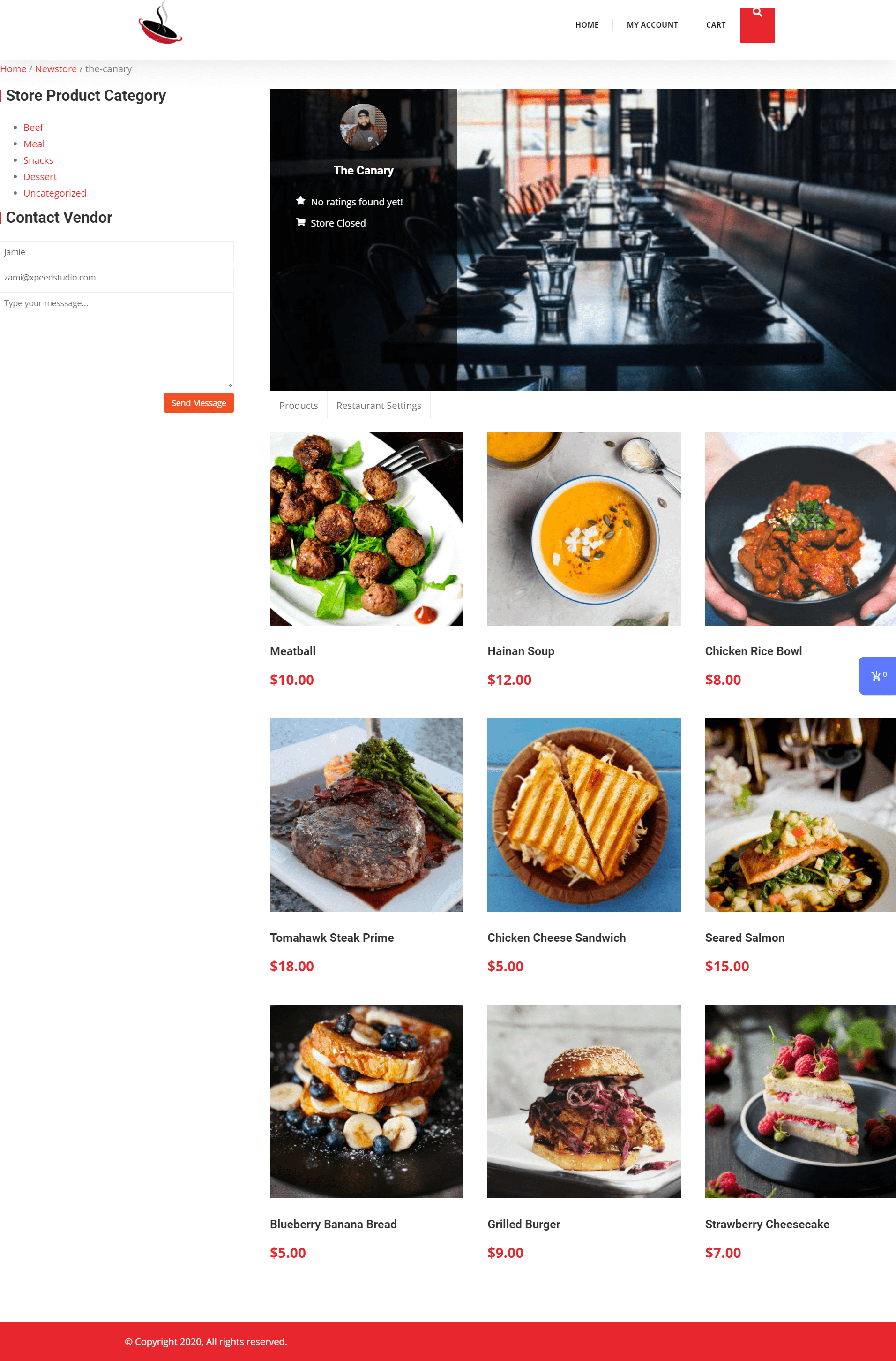 Store Page