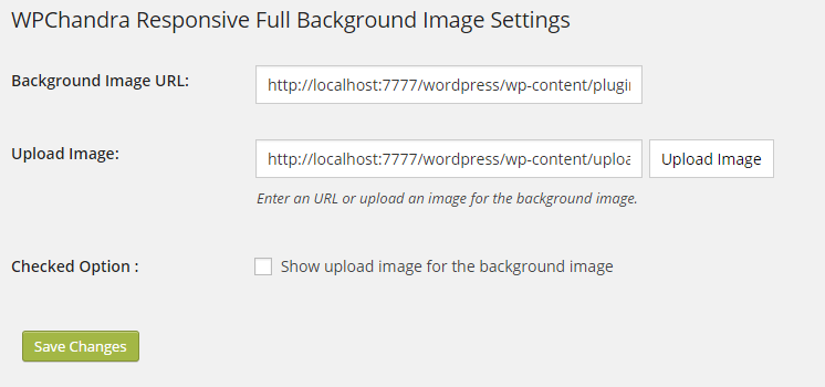 Enter your background image url or upload your image.