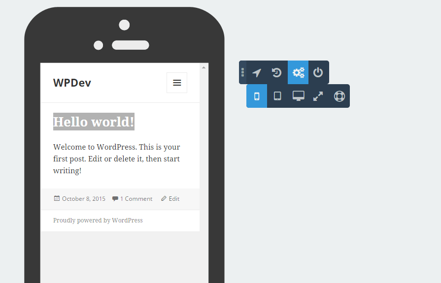 Mobile Screen Preview.