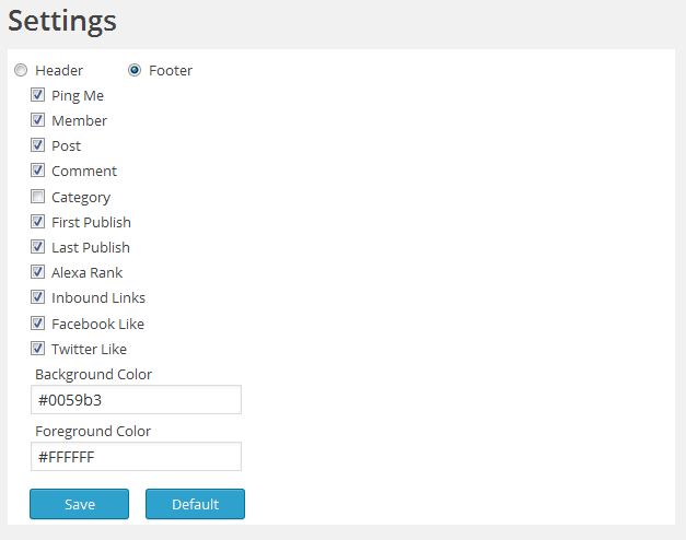 WpEnhance Settings