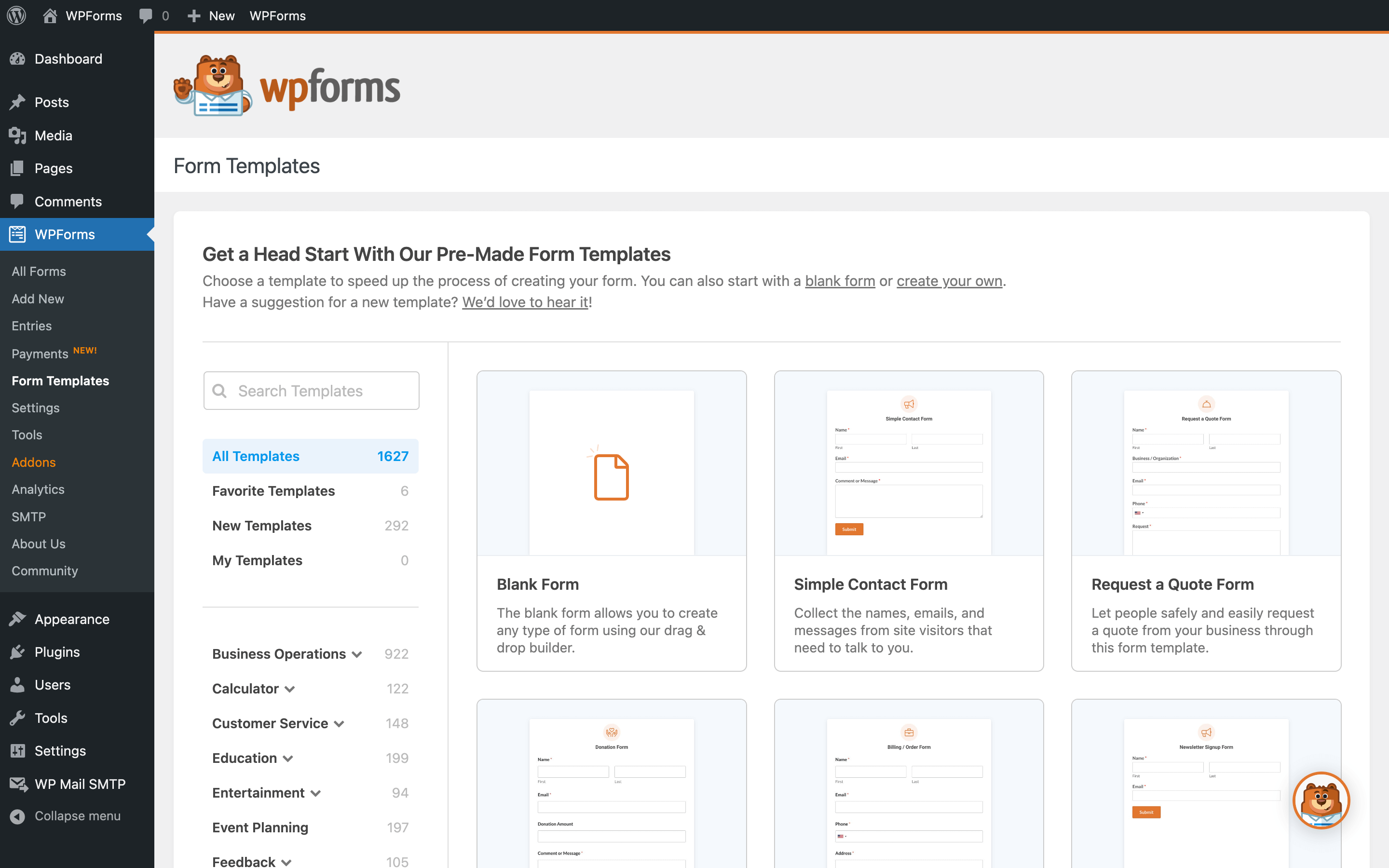 WPForms Block With Style Options