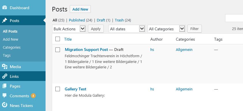 The Migration Support Post.
