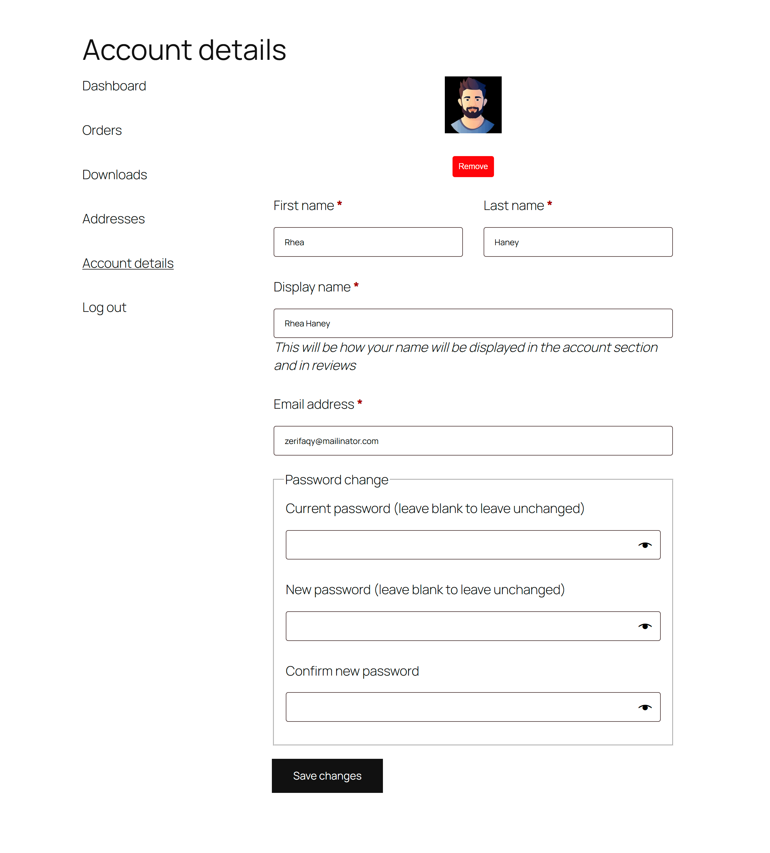 Uploaded Avatar in BuddyPress's Member Area's Change Avatar