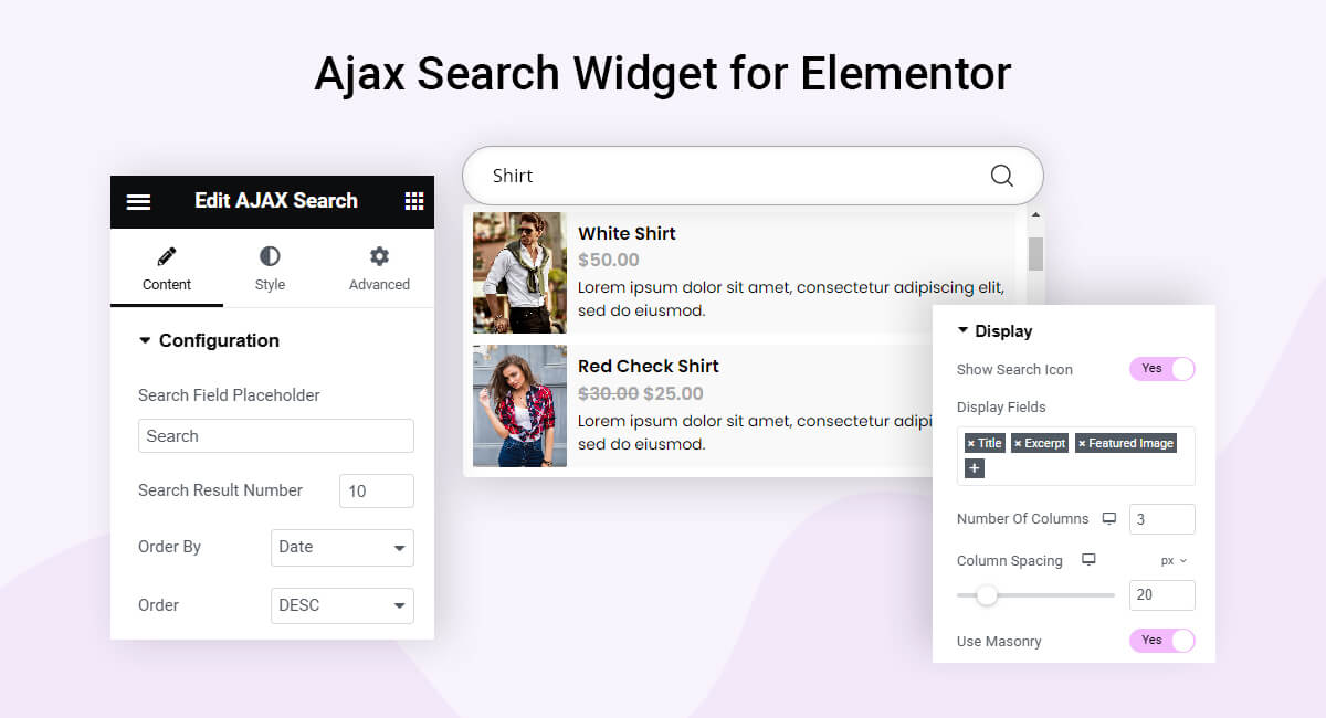 Masonry gallery widget for Elementor.