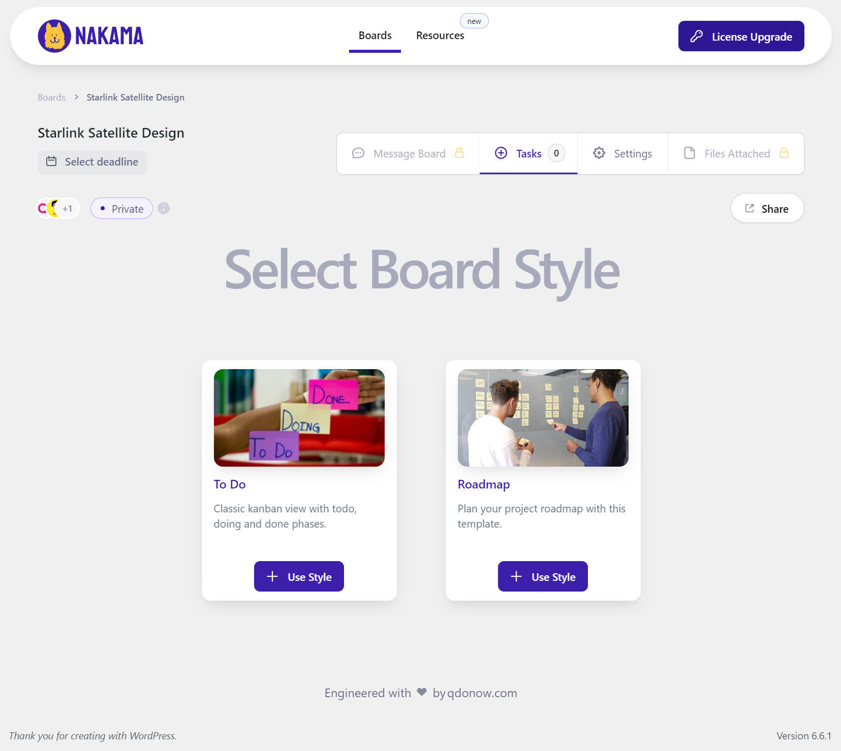 Public Board View - Share your boards with clients or the entire world with read-only access.