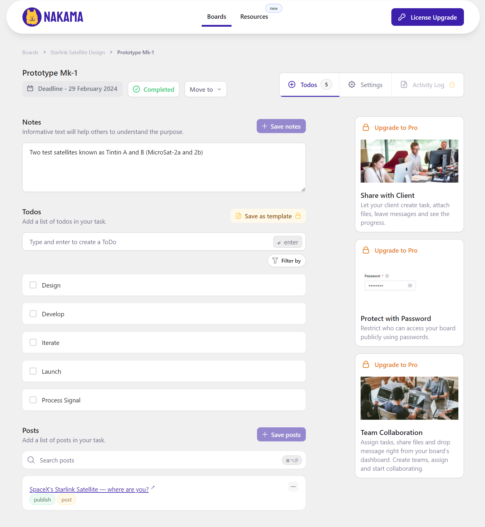 Resource Page - A page to get all the updates, lastest features, changelog.