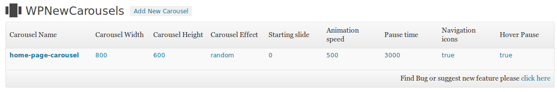 Display add carousel