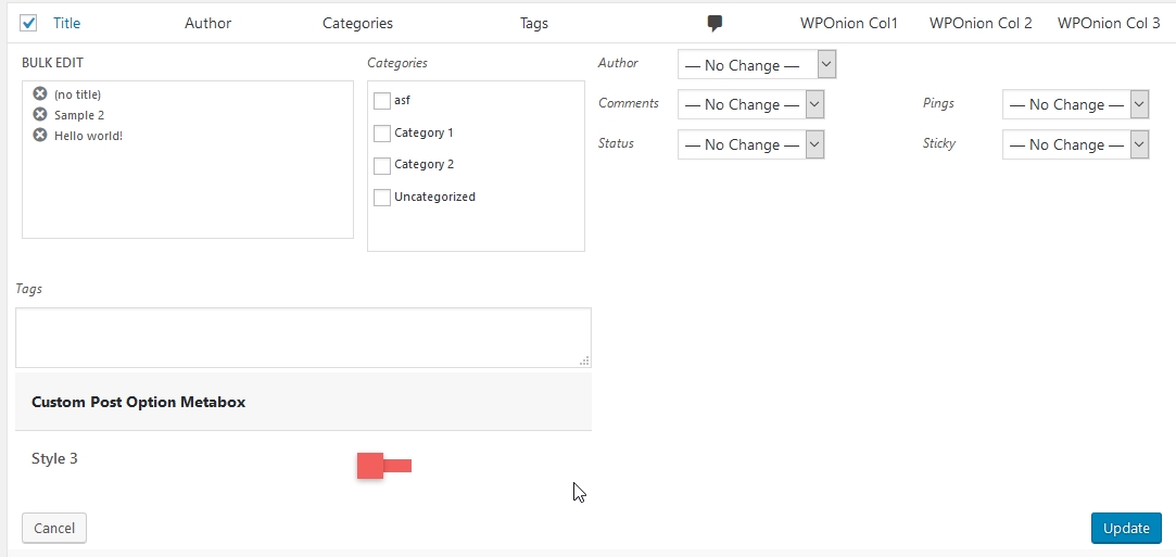 Custom Admin Page With Tab Support.