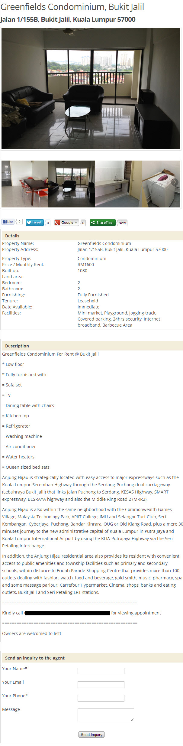 A very detailed view of the property with rotating images