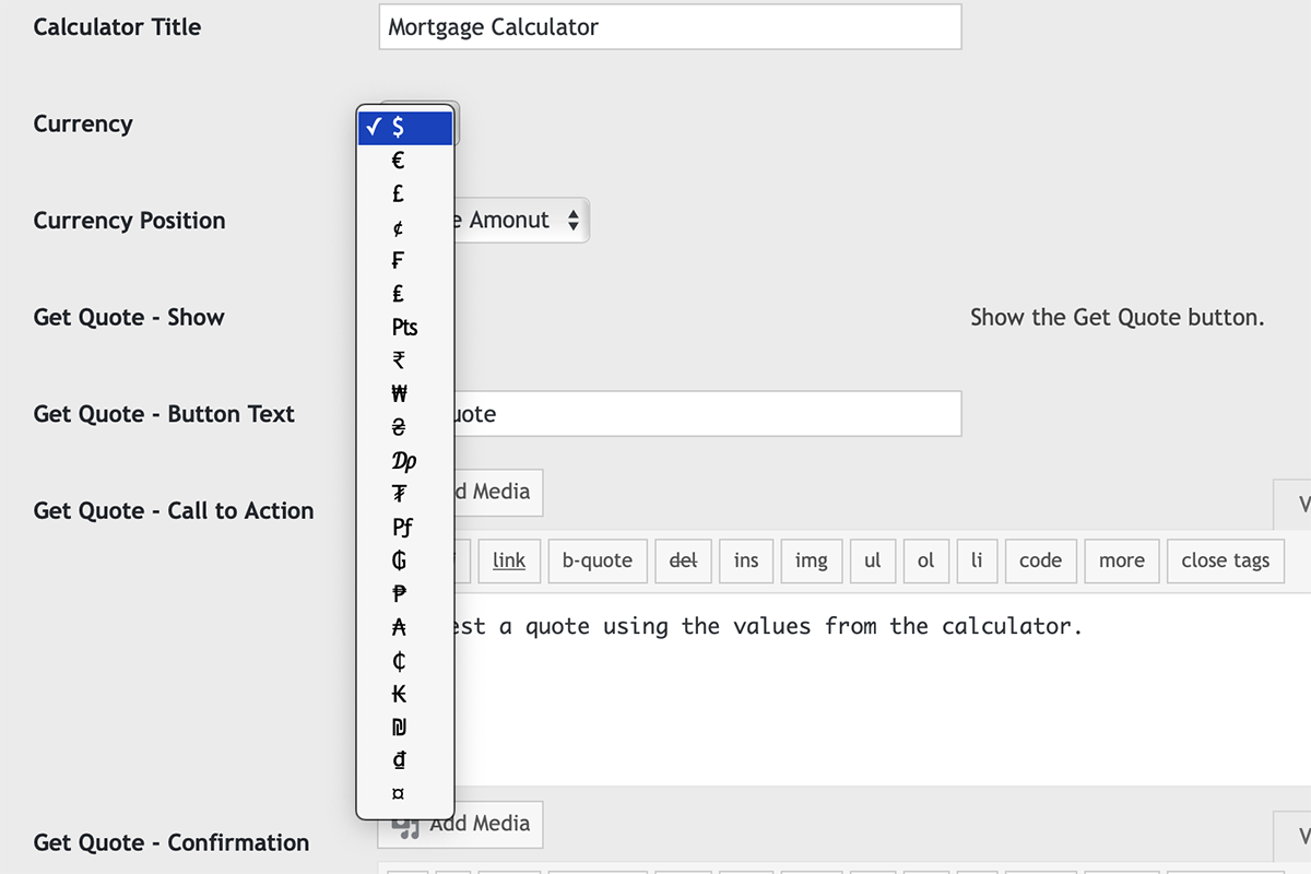 Mortgage Calculator: An easy-to-use mobile responsive mortgage calculator.