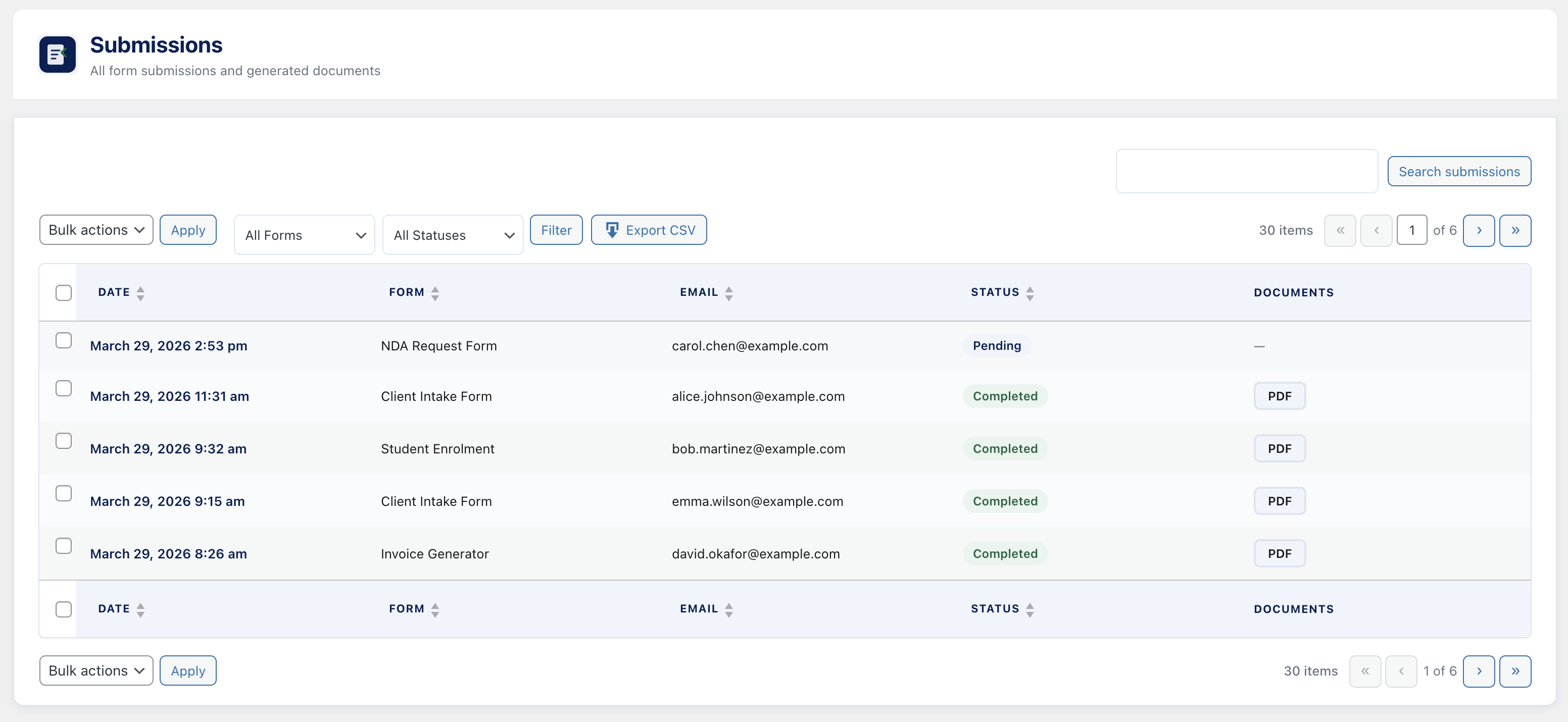 Import / Export — side-by-side export checkboxes and drag-and-drop JSON import