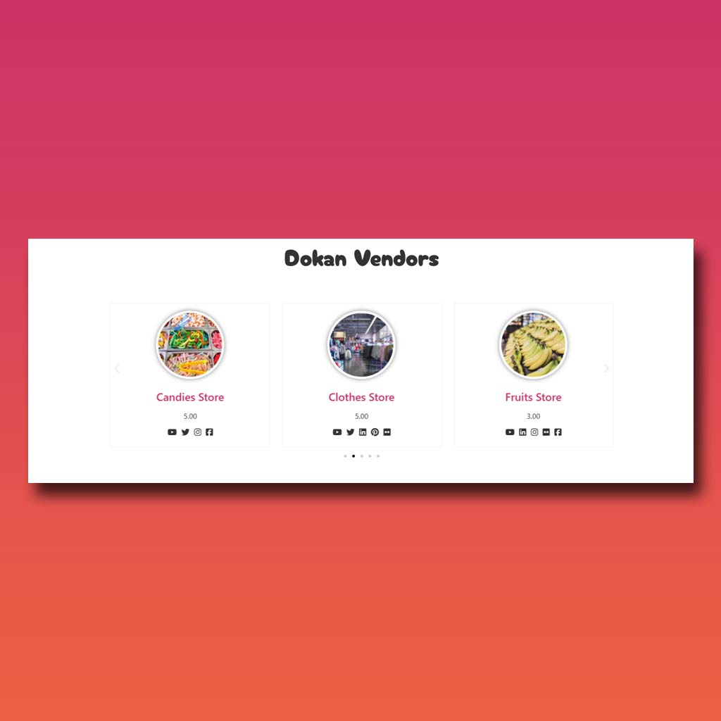 **Vendors Slider Widget** - Display vendors interactively with customizable slider settings.