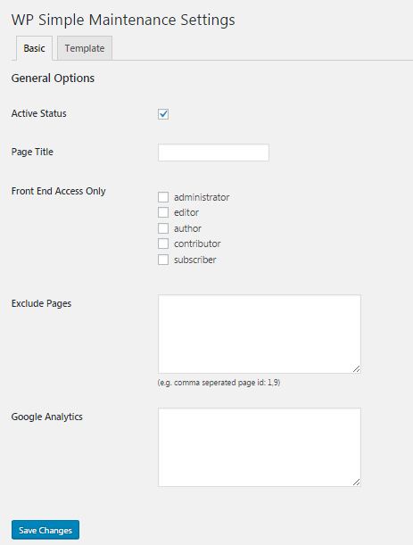 ShortcodeFor Admin template Settings -2