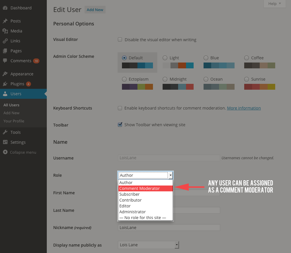 User Role