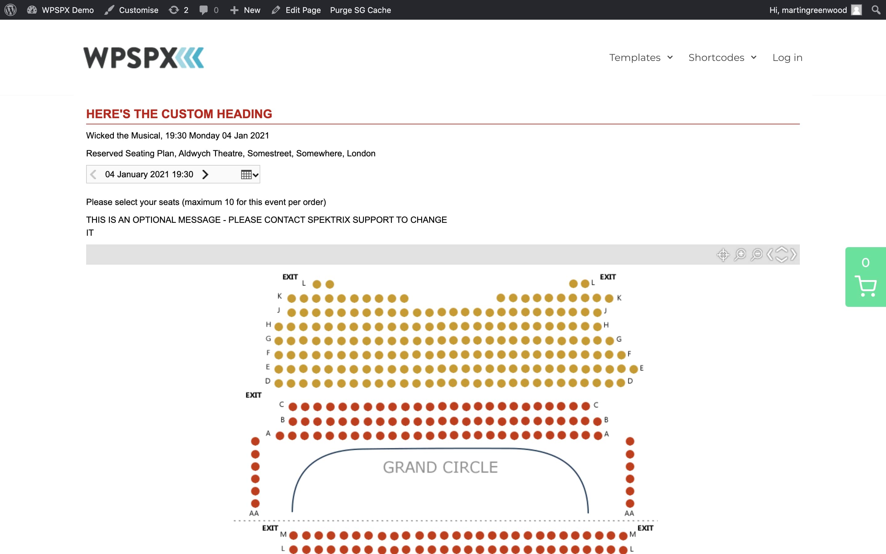 WPSPX Settings - Basket (addon)