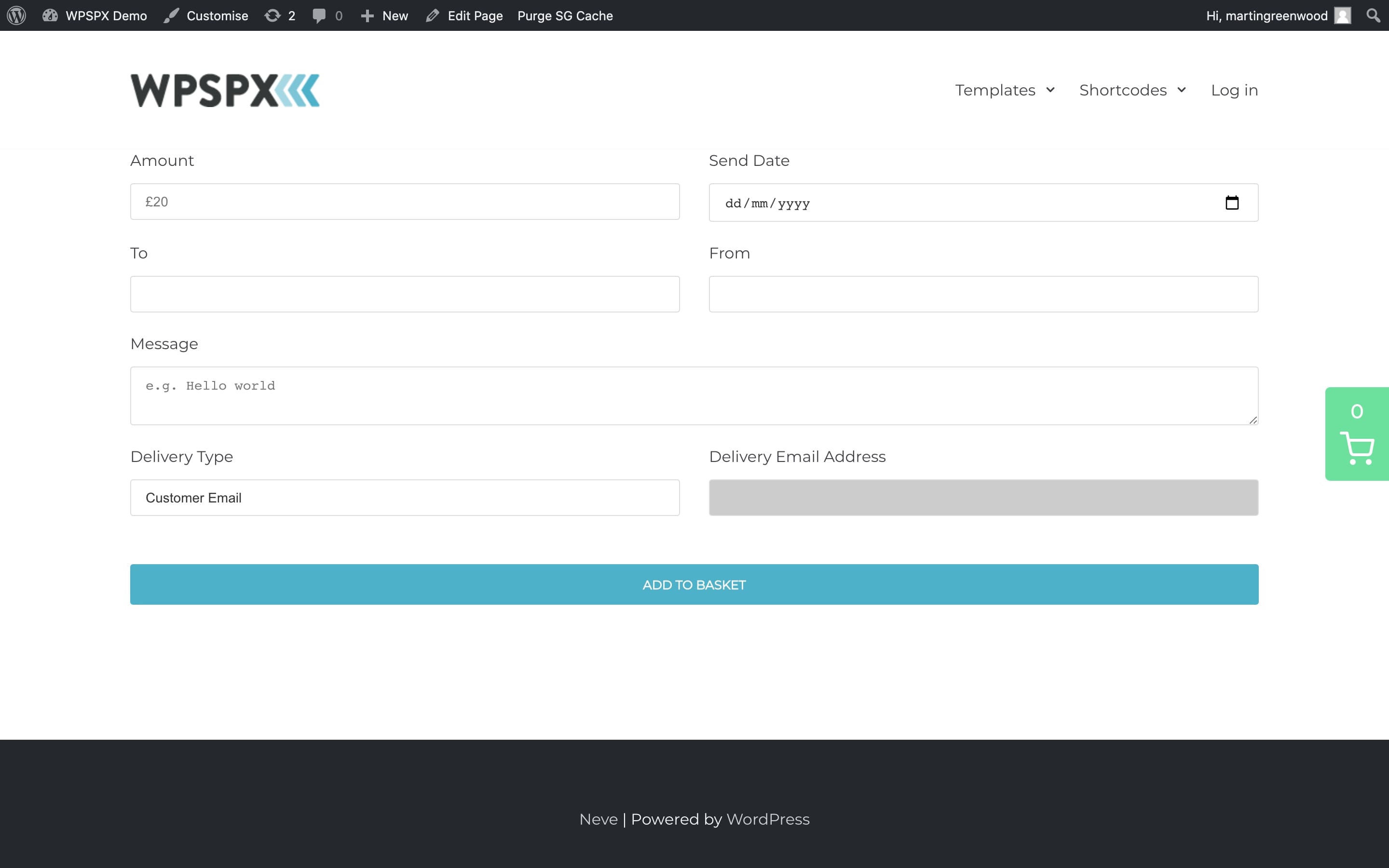 WPSPX Settings - Login (addon)