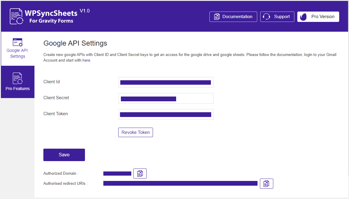 Enable Settings