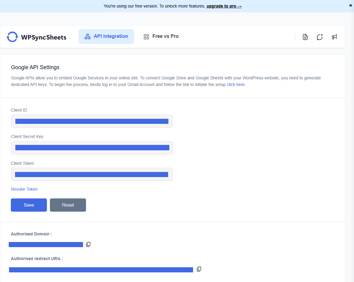 Feed Listing Settings