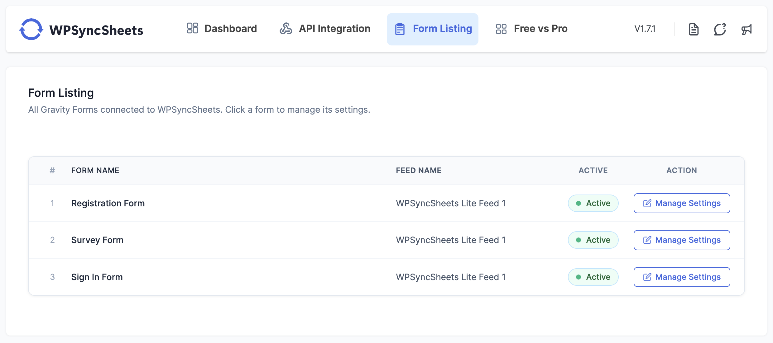 Save Gravity Forms Entries to Google Spreadsheet