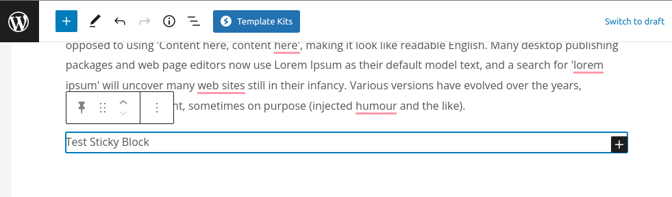 Output in the editor.