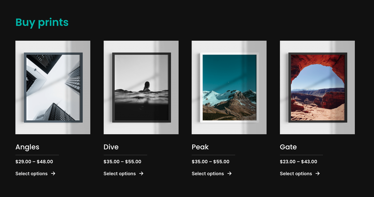 WooCommerce Products widget