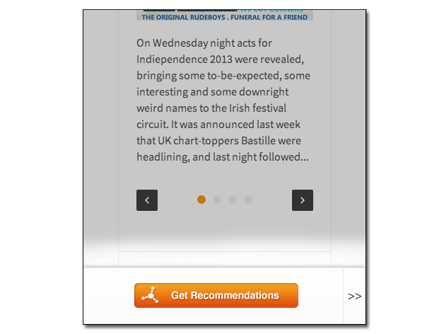 The mobile version. It's dismissible.