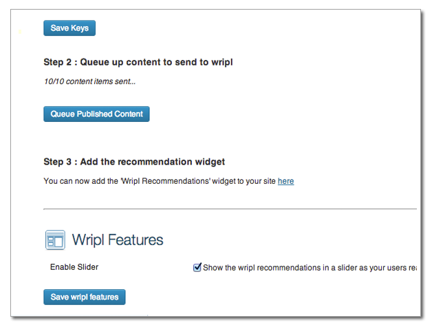 Plugin configuration.