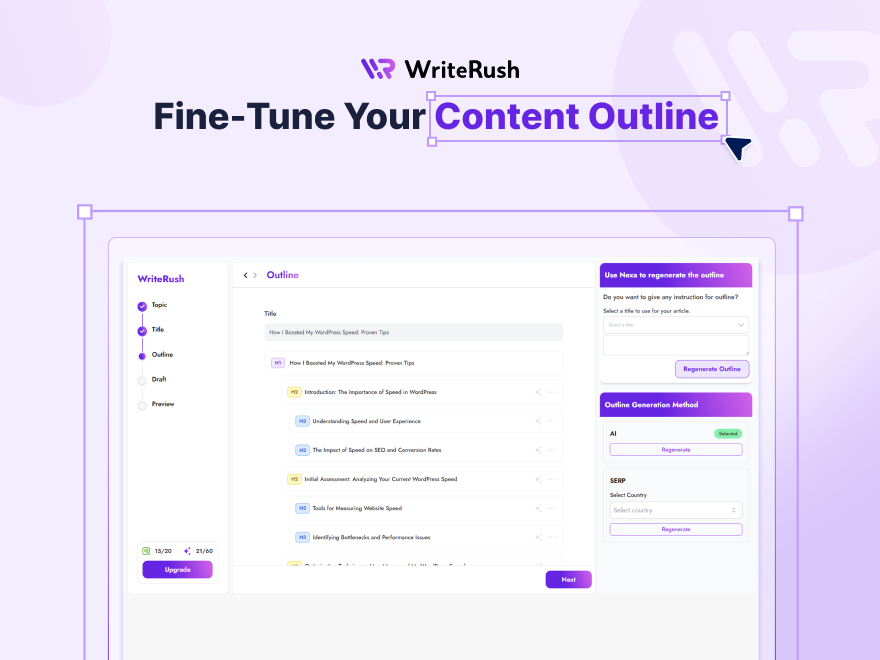 **AI Image Generator** – Create custom images directly from text prompts