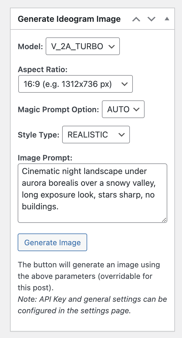 Yoast social preview — Auto-assigned social image — If Facebook Image generation is enabled, the plugin creates a Facebook-optimized image (with your logo/title overlay if configured). When the SEO integration is on, that image is automatically set as the Yoast Social image (Open Graph), so shares on Facebook/X use it by default. The screenshot shows the auto-assigned image in Yoast’s preview.