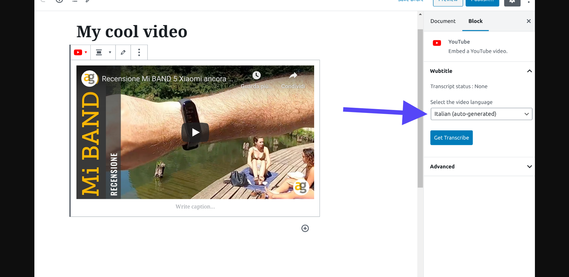 It works also for Youtube videos
