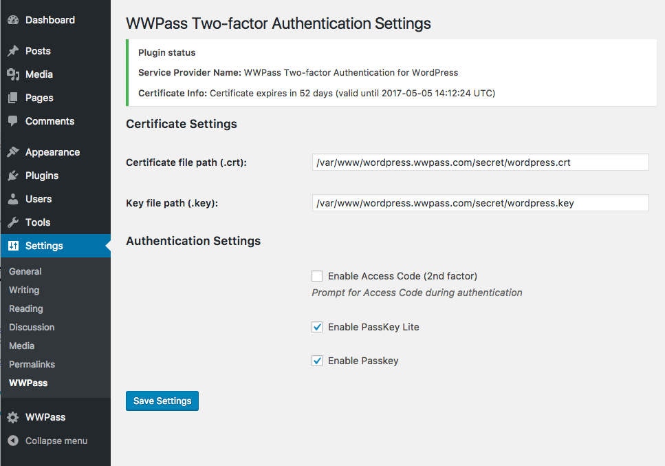 WWPass Authentication