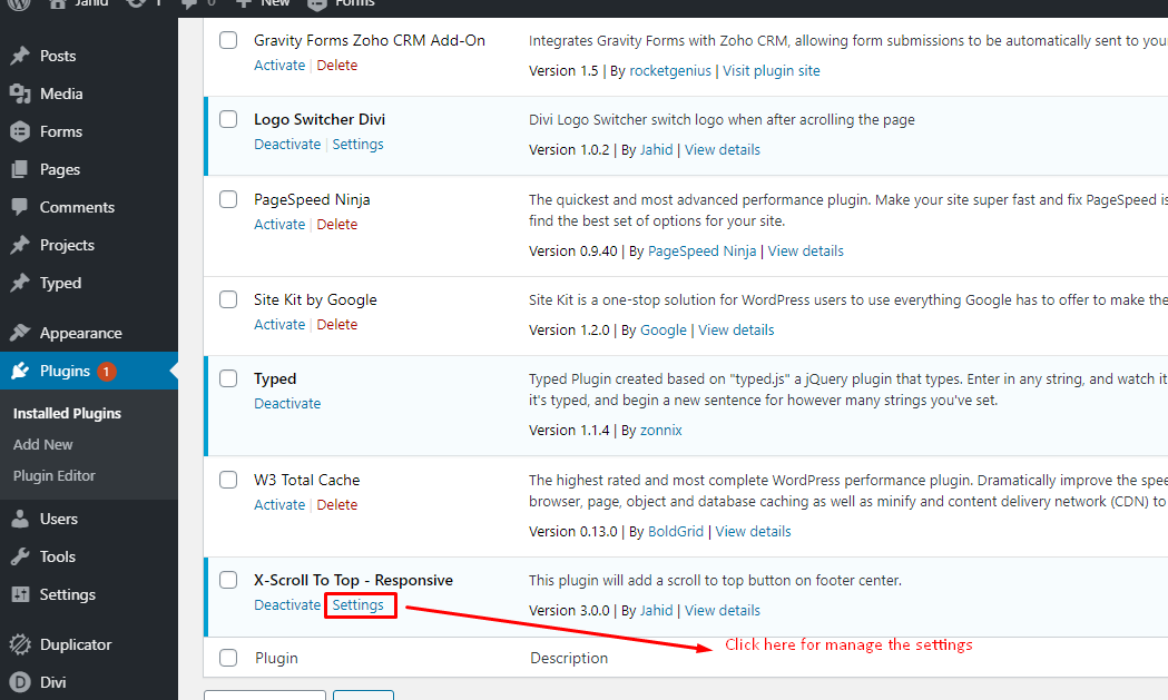 After install and active the plugin click on the settings page of theme customizer.