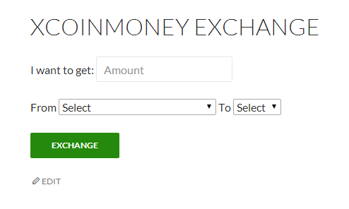 Exchange form.