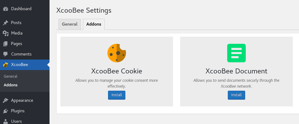 XcooBee add-ons.