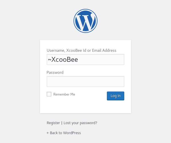 Login with XcooBee.