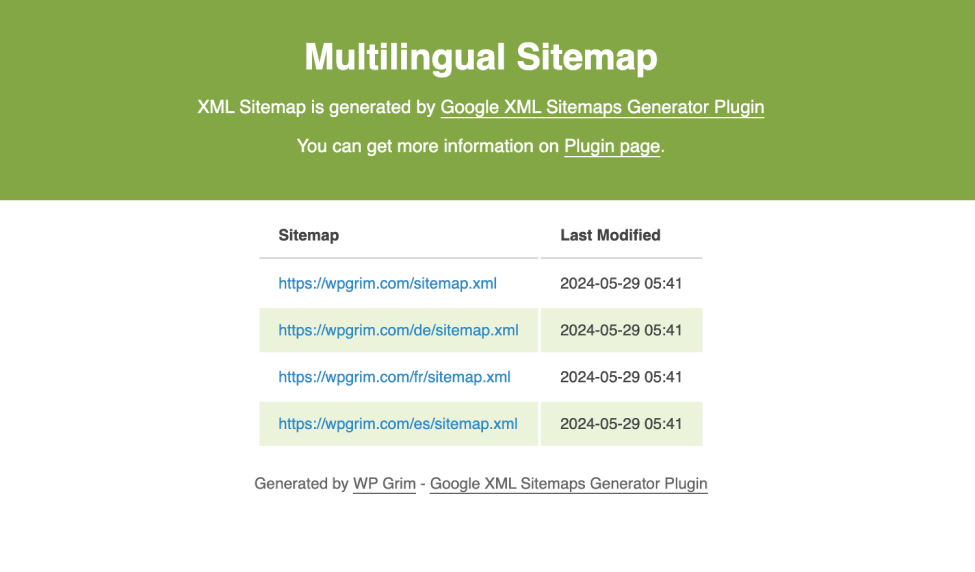 Video Sitemap Settings