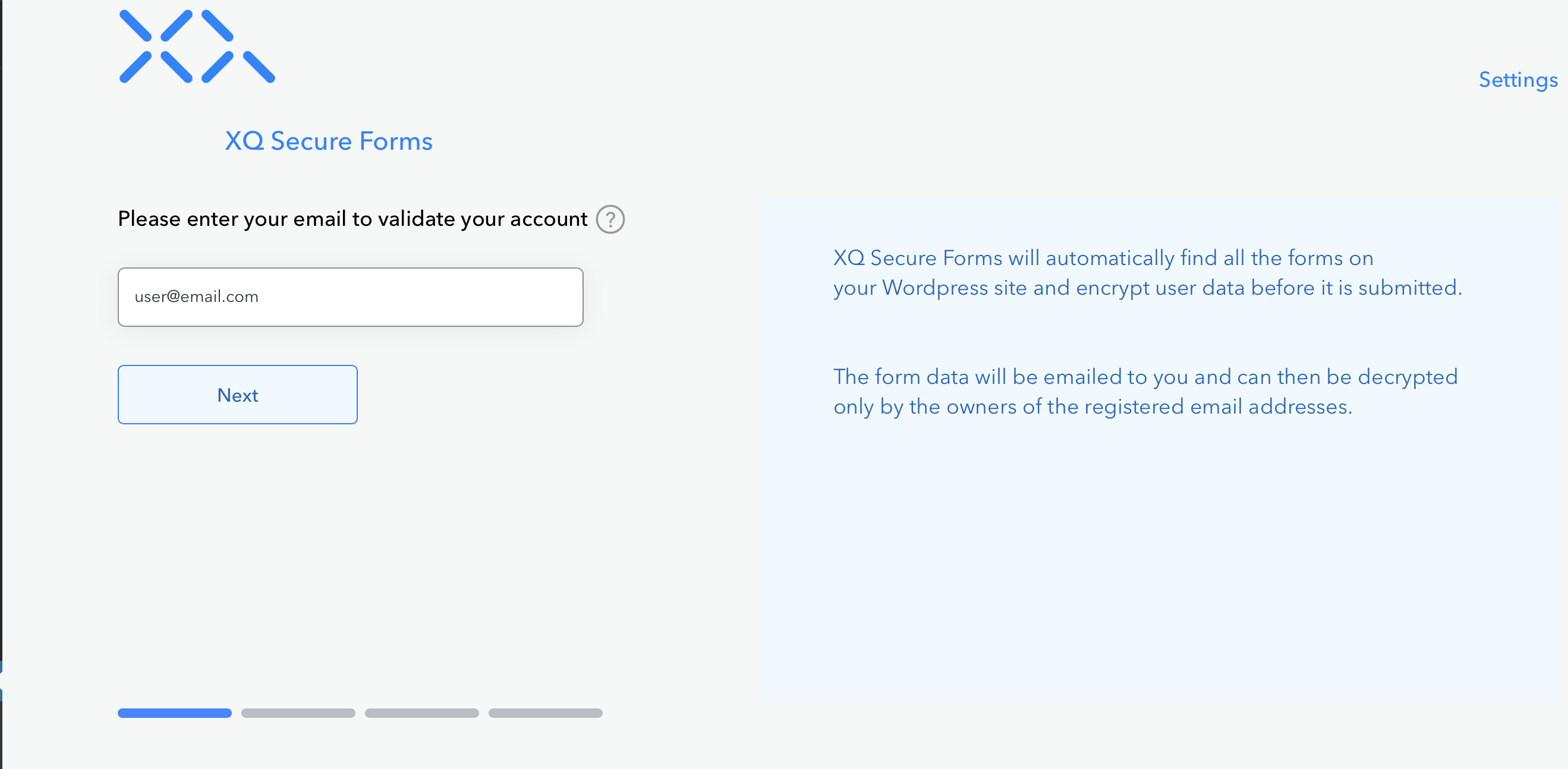 Authentication Screen