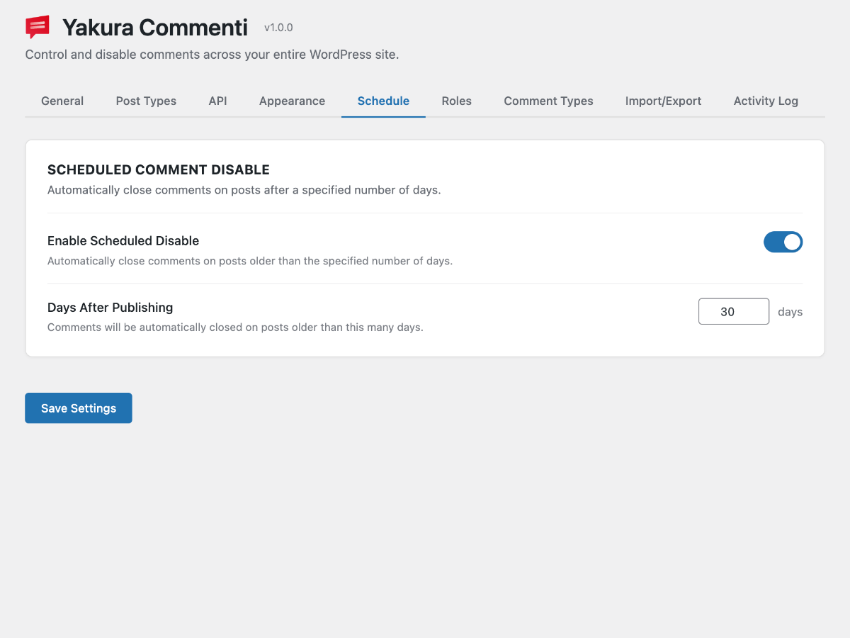 Per-post meta box for overriding global comment settings