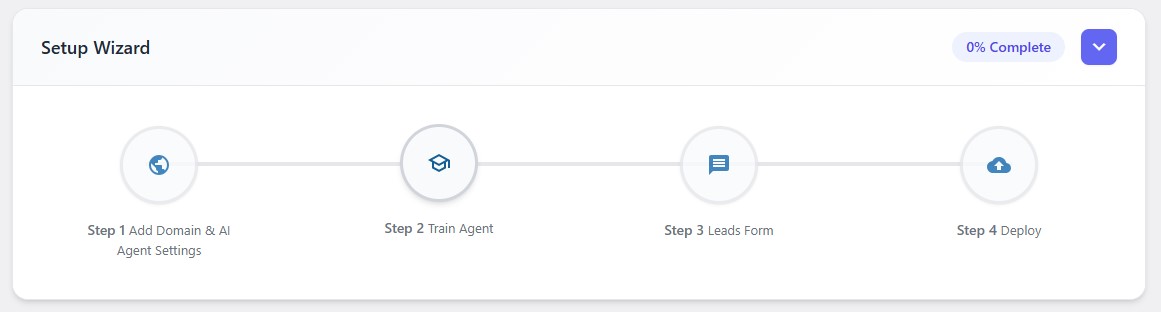 Dashboard - Overview of your AI agent status and quick actions