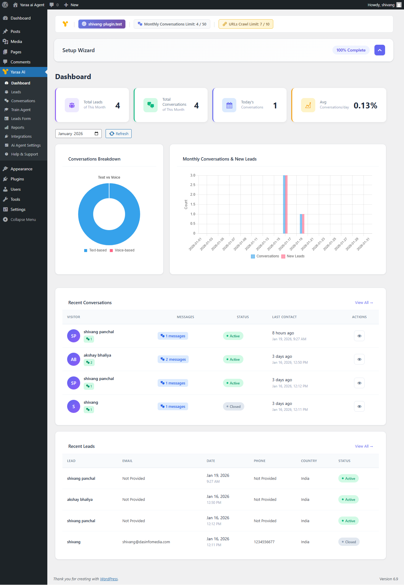 Chat Widget - AI sales agent engaging with website visitors