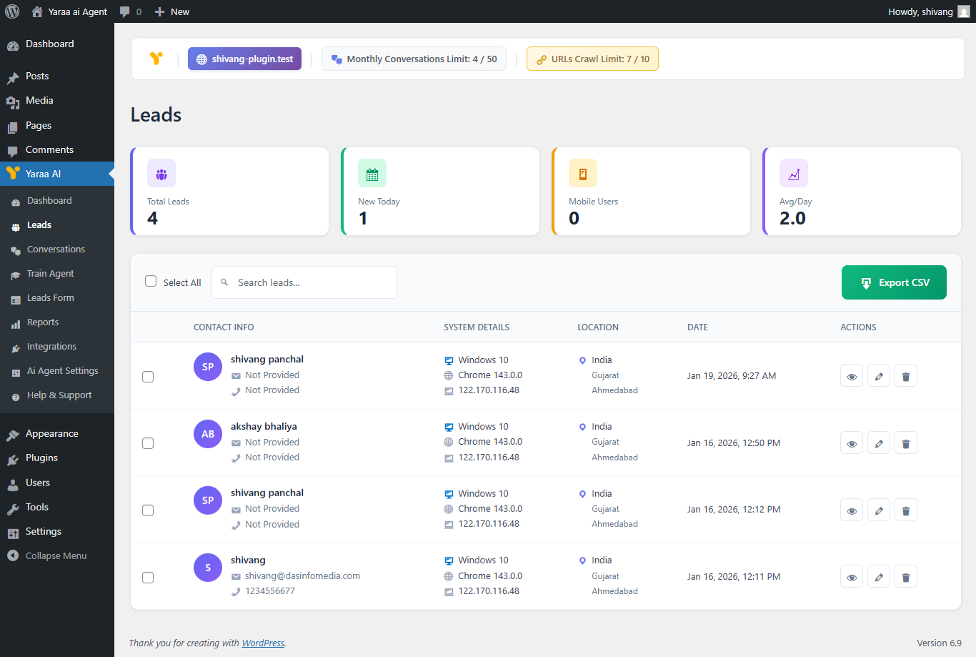Reports - Analytics and visitor insights