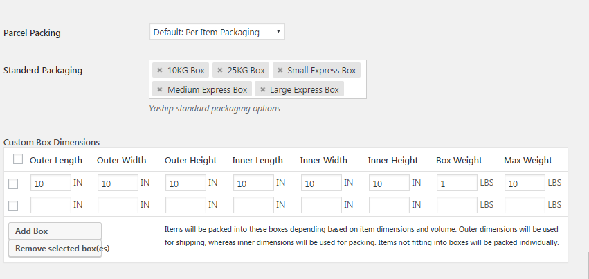 Packaging Types