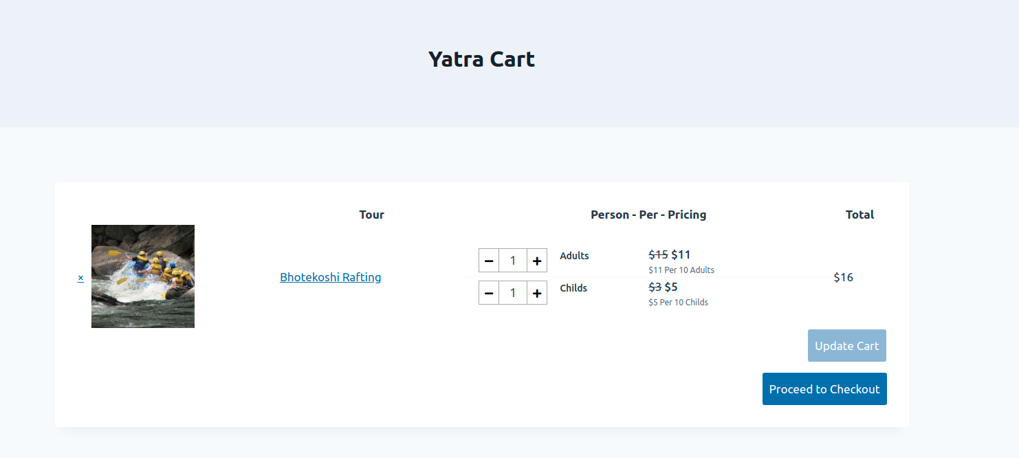 Booking view option - Backend