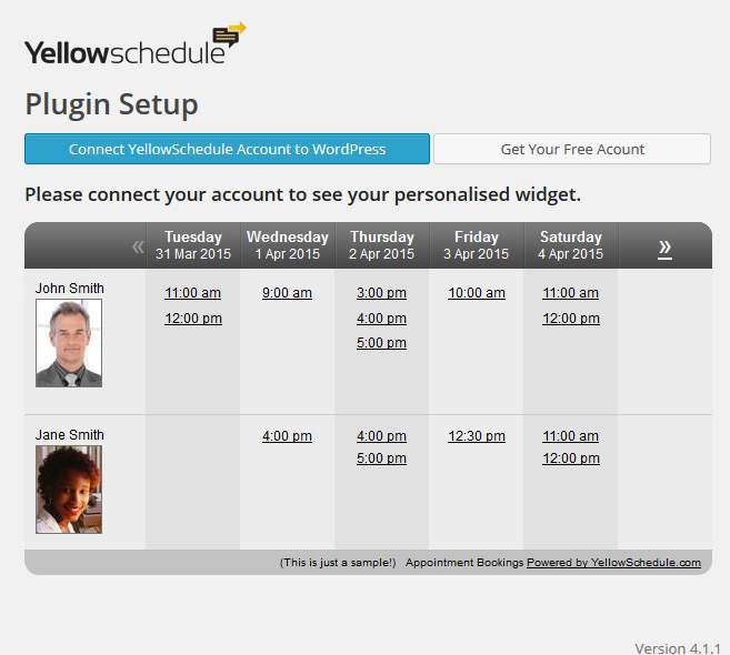 An overview of the plugin setup screen aswell as a demonstration of the widget that can be pasted into a post or page.