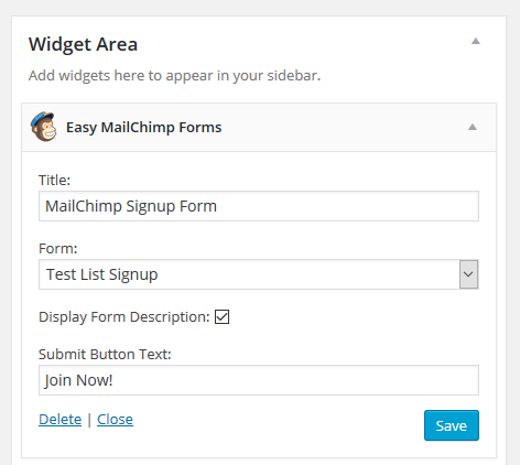 Form Opt-In and Submission Settings - Set the options for each form