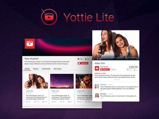 Yottie Lite - unique YouTube video galleries on your website!