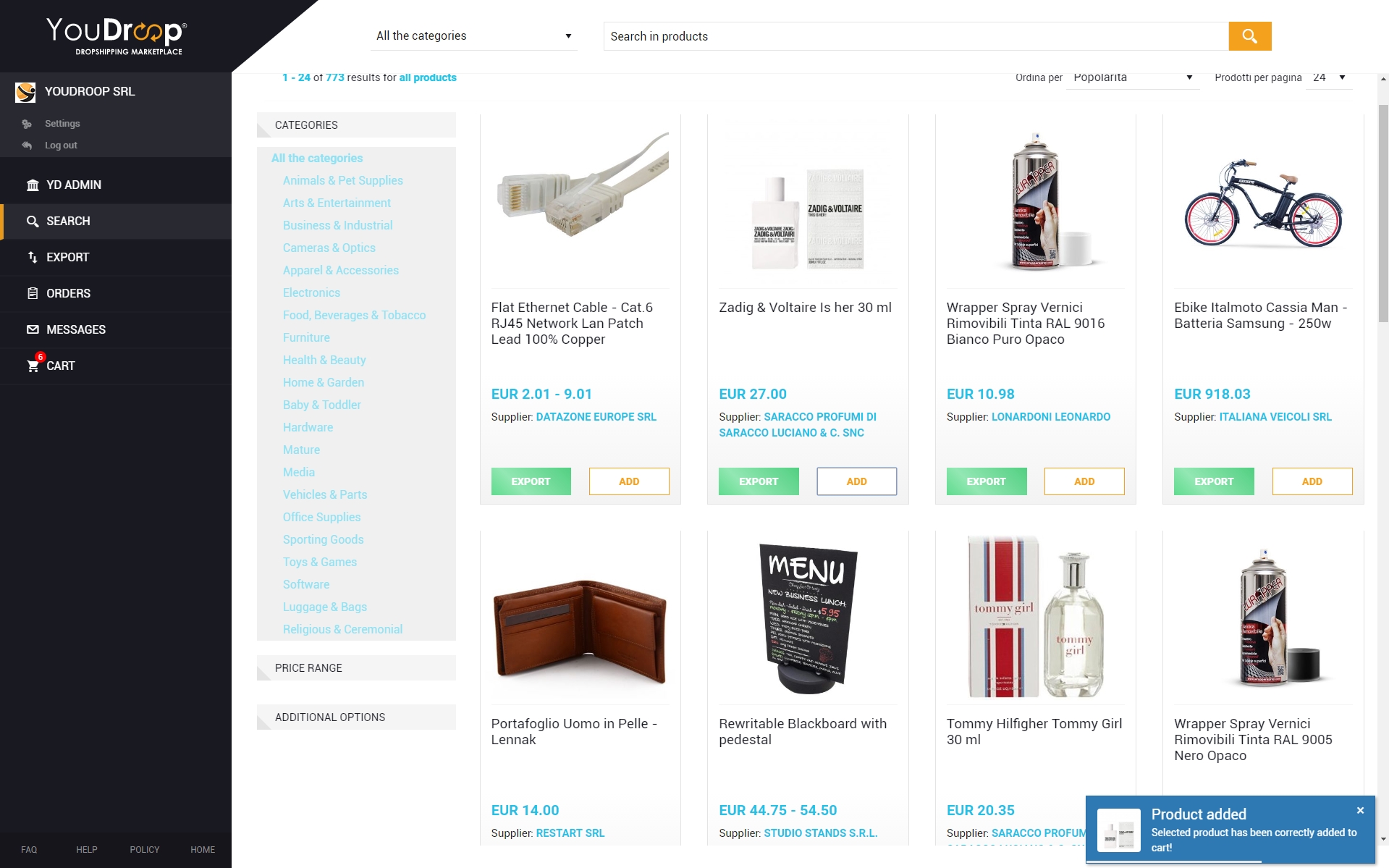 Find best products to sell on your e-commerce in Dropshipping