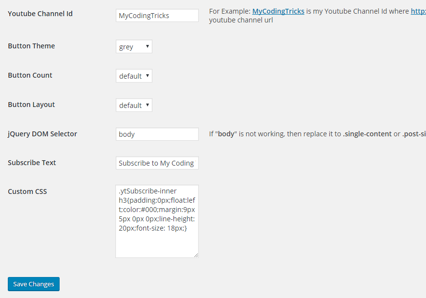 ytSubscribe Admin Panel