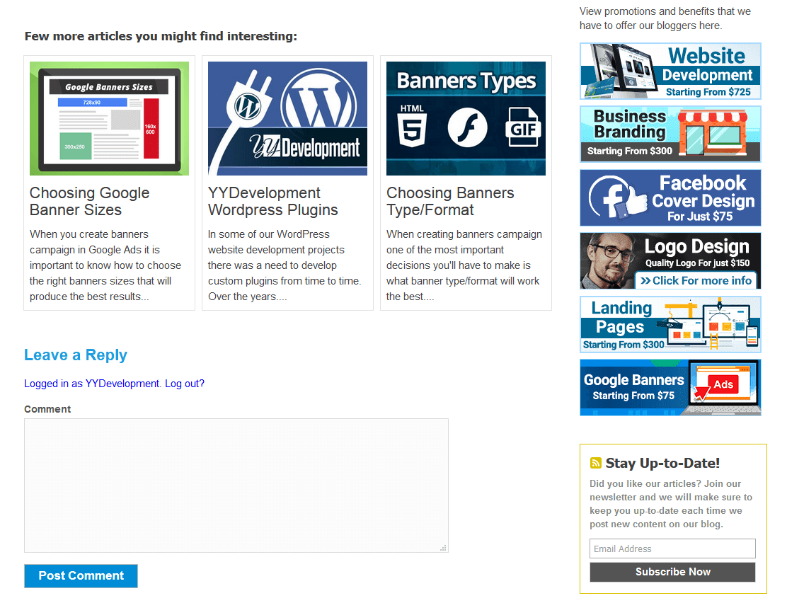 Viewing the related pages/posts on the front-end of the website