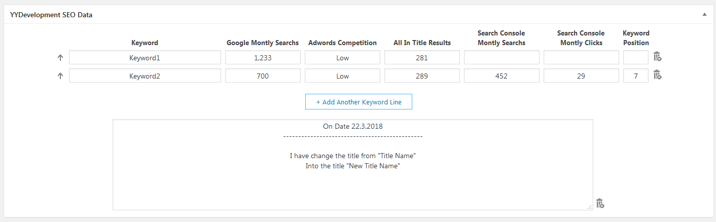 Showing how to add text notes into the plugin